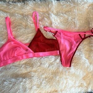 Colsie bra and thong set